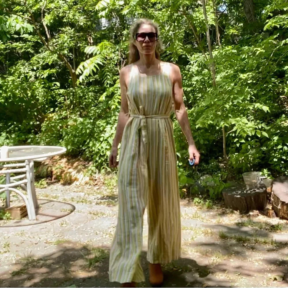 ARTISAN NY oversized linen jumpsuit Sz 4us - Picture 11 of 16